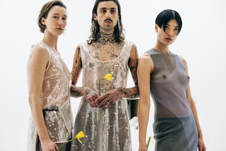 Eckhaus Latta AW22, sequin dresses
