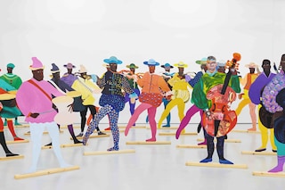 Lubaina Himid, Naming the Money, 2004. Installatio