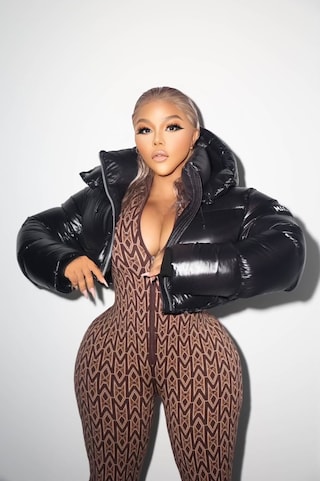 Lil Kim by Drew Vickers for MACKAGE AW22