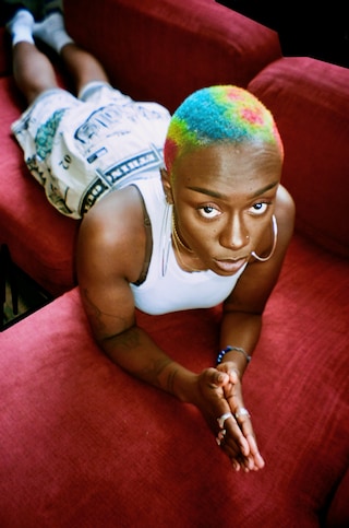 Max Heilbronn Trim buzzcut dyed hair