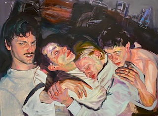 Naila Hazell, Holding Vitality, 2022, Oil and Acry