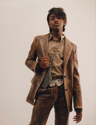 Zaya Wade Dazed cover shoot 2023 Miu Miu SS23