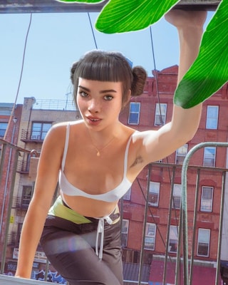 Lil Miquela armpit body hair
