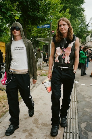 Paris Fashion Week men&#39;s SS24 street style 