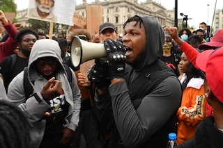 John Boyega at a Black Lives Matter protest in London