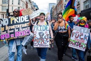 Movement for Justice campaigners join Gay Liberation Front