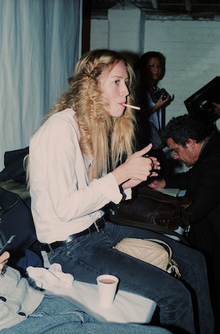 We Are Your Friends Rebecca Zephyr Thomas LFW backstage