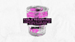 Table reserved banner