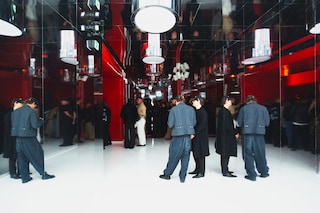 h&amp;m paris pop up party paris fashion week 