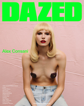 Alex Consani, Dazed Autumn 2025 issue