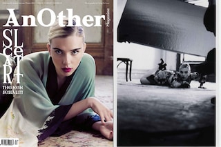 Scarlett Johansson shot by Craig McDean (left) and
