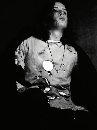 Rory wears cloak from Rokit; t-shirt by JW Anderso