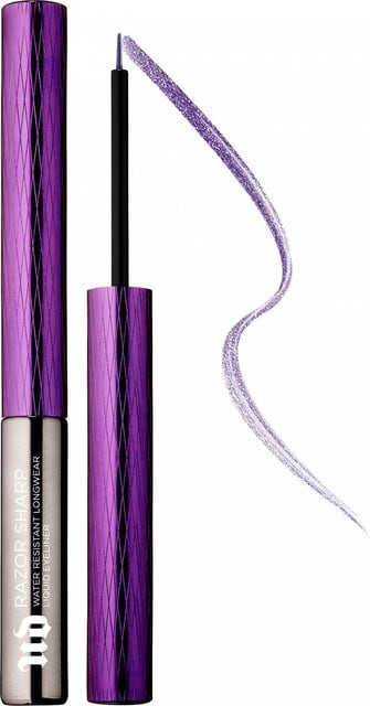 Urban Decay liquid glitter liner purple 4