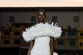 I watched the Emilio Pucci show from Ponte Vecchio