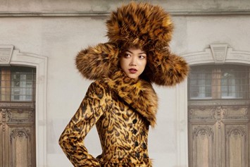 Alaia shop leopard coat