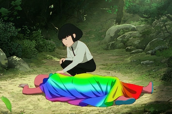 green emerald velvet dress Studio Ghibli Kiki's Delivery Service: 30 Postcards