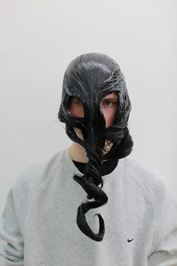 comme des garcons homme plus バラクラバ Comme Des Garçons Homme ストライプディテール バラクラバ