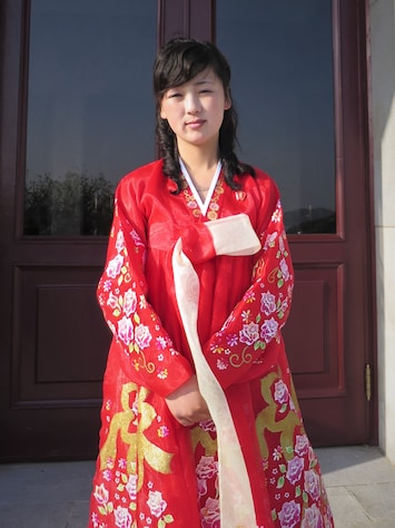 white christmas dresses Korean Hanbok Kids