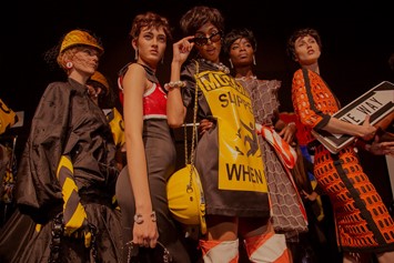Watch Moschino turn their catwalk into a carwash Womenswear | Dazed