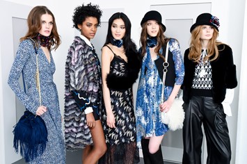 Disco-dancing models hit up Diane von Furstenberg Womenswear