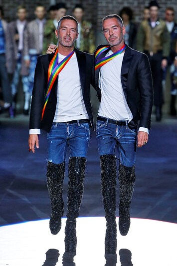 Dsquared2 fuse skinheads and glam rockers Menswear | Dazed