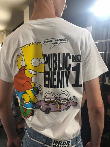 Off white bart simpsons hotsell