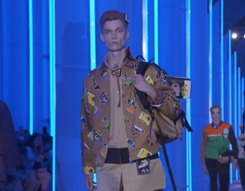 Prada just resurrected the floppy disk at its menswear show Menswear Dazed