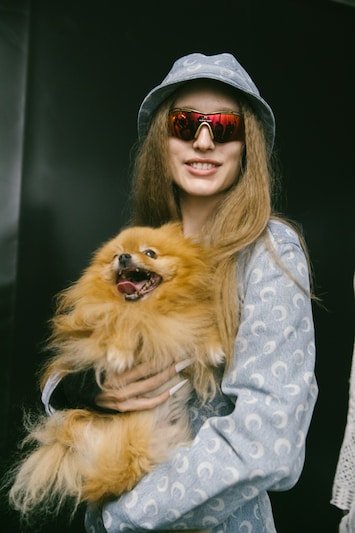 Marine Serre's show featured post-apocalyptic survival wear – and