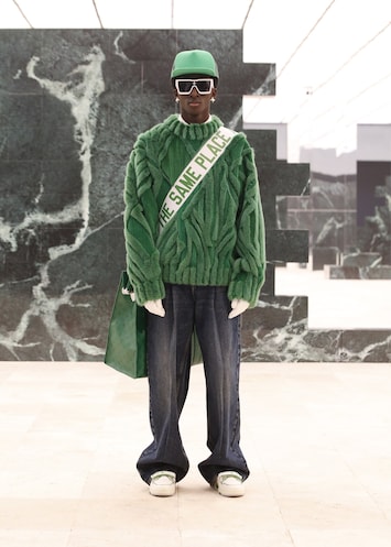 Virgil Abloh presents wearable cityscapes at Louis Vuitton