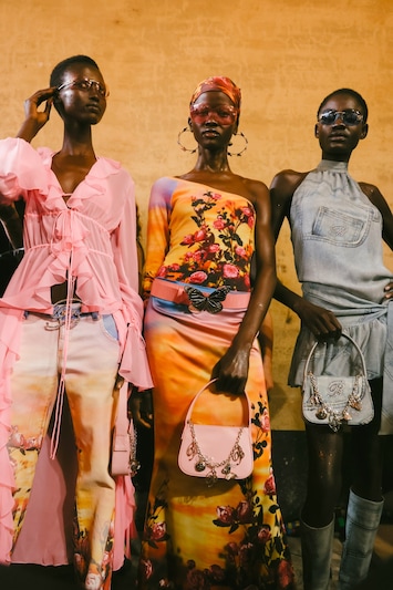 Iconic Italian label Blumarine is serving up a full-on Y2K fashion
