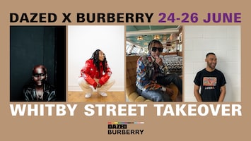 Dazed is taking over a London street with Burberry and you're