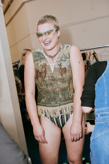 Chopova Lowena on their ecstatic, pageant-meets-pitch runway Chopova Lowena on their ecstatic, pageant-meets-pitch runway