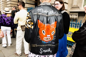 London street style: Charles Jeffrey stans pledged allegiance to