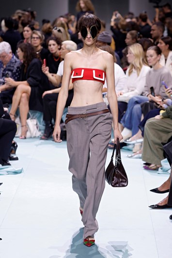 Enter the doomscroll Prada SS25 is preparing you for life by algorithm Womenswear Dazed