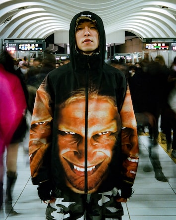 Supreme Aphex Twin Zip Up Hooded　Black Supreme Aphex Twin Reversible GORE-TEX Hooded Jacket Black