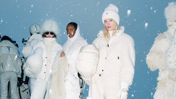 What went down when Moncler staged a runway show in a snowstorm