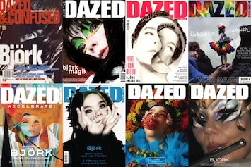 Revisiting Bjork's massive fashion archive in the pages of Dazed