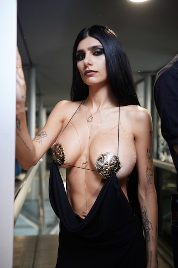 Mia Khalifa returns to the runway for Trashy Clothing's Paris debut  Womenswear | Dazed