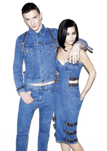 Jean Femme House Of Holland X Lee Taille UK 28 - Skinny Bleu - Neuf Avec étiquettes