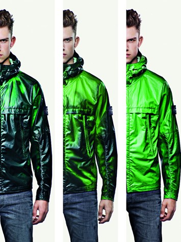 Stone island heat reactive jacket green on sale