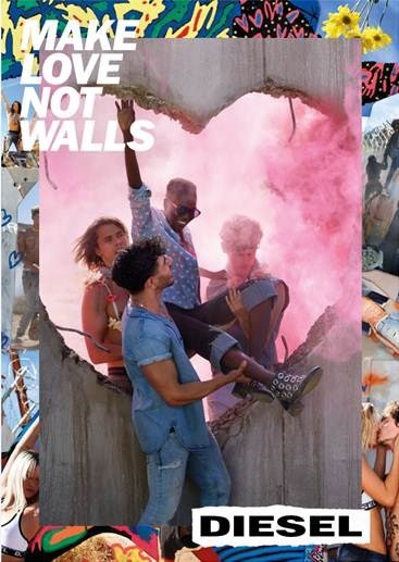 Diesel Make Love Not Walls Campaign