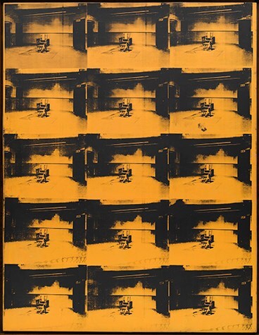 Andy Warhol, “Orange Disaster #5” (1963) 9