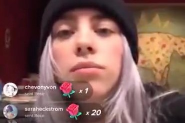 Streamer Re-Airs Old Billie Eilish Live Video, Receives TikTok 'Gifts