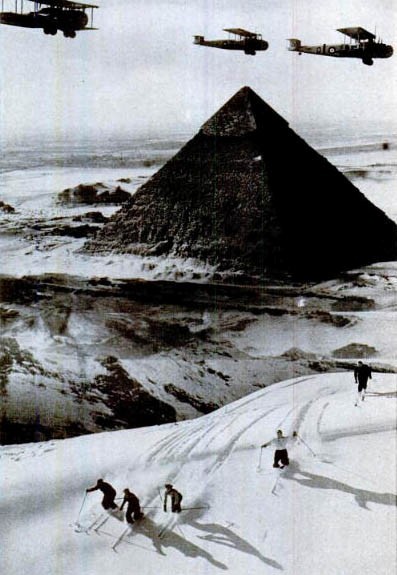 skiing in egypt 1938