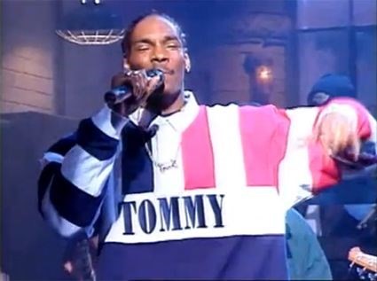 Snoop Dogg wears Tommy Hilfiger on SNL, 1994