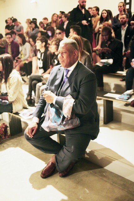 Andre Leon Talley at NYFW Kathrin-Thuy OTTO