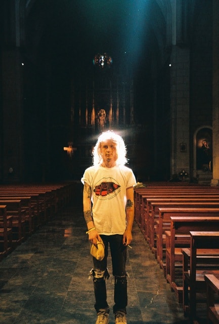 Christopher at a church in Barcelona 11