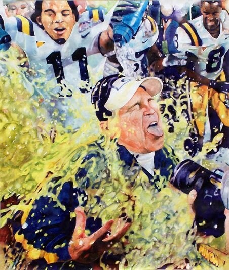 "Lemon Lime Victory" 2008 Watercolor on Paper 0