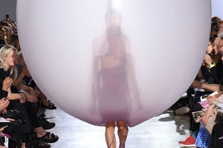 prompthunt: people wearing oversized inflatable inflated puffer trousers  made of transparent fabric, fashion photography, photoshoot, fashion  editorial, fashion, vogue, dynamic pose, photorealistic