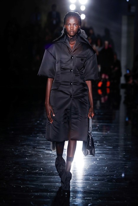 Thanks to IG, Anok Yai was the first black model to open Prada since ...